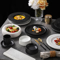 Rock pattern artistic conception cold dish plate creative classy sense hotel restaurant asymmetrical plate private dish ceramic tableware