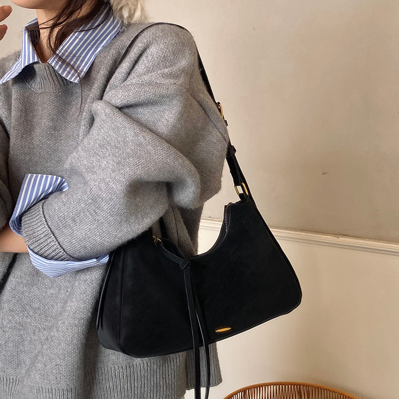 hot-selling retro small bag for women, 2025 autumn/winter versatile and stylish shoulder bag, understated luxury crossbody bag