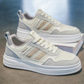Men's shoes 2026 summer new arrival: youth casual skate shoes, men's thick-soled mesh breathable student sports white shoes