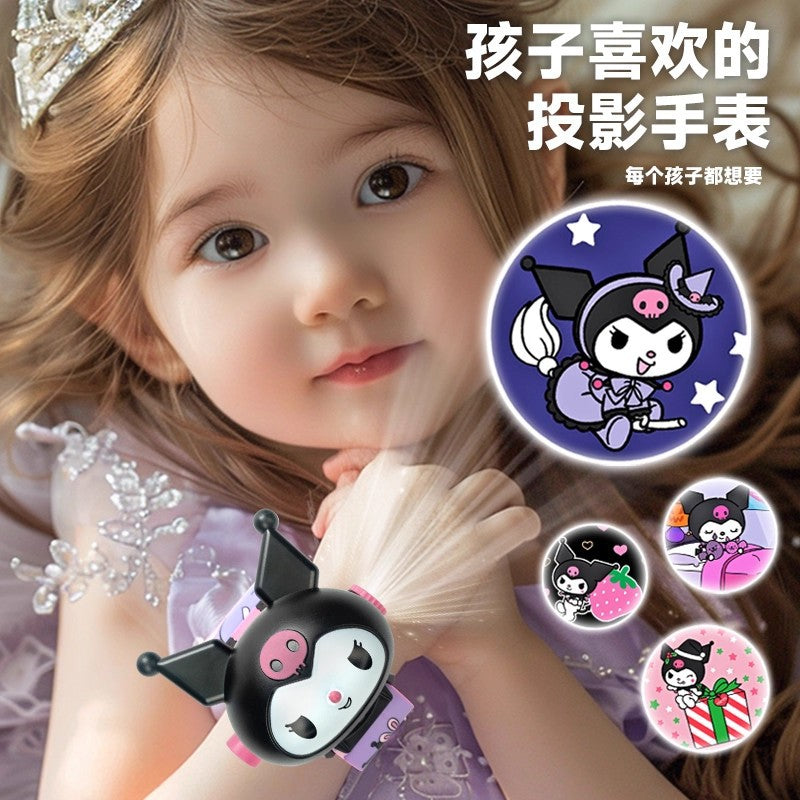 Culuo children's electronic projection watch mi girl children's day gift sanrio melody princess luminous toy