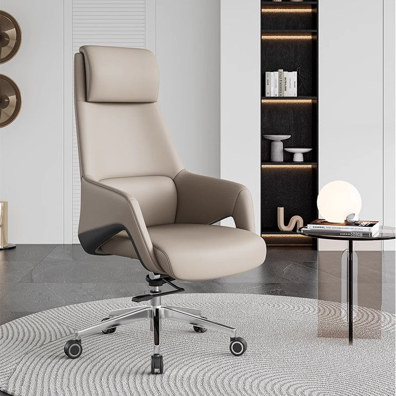 Accessible luxury paint desk casual creative classy president boss desk fashionwhite manager supervisor desk and chair combination