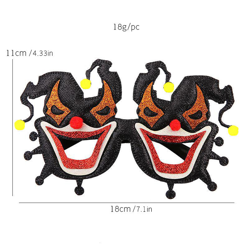 Halloween Pumpkin Glasses Kids Adult Ghost Festival Party Decorations Photo Props Funny Glasses Frames