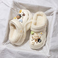 Clogs fleece-lined women's outwear winter 2023new arrivalthick soleincreased popularcasualheattechnon-slip cotton shoes for women