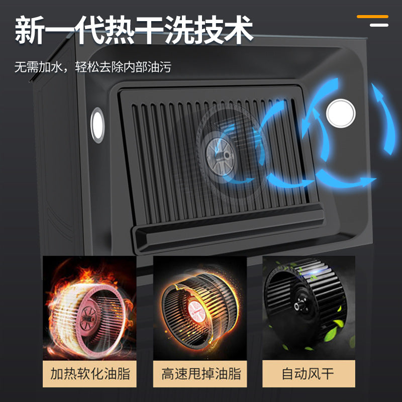 Wholesale high suction range hood for home kitchen chinoiserie small old-fashioned top suction rental house range hood