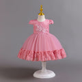 Exportin stockchildren's dresslace tutu princess dress one year old evening dress female baby dress