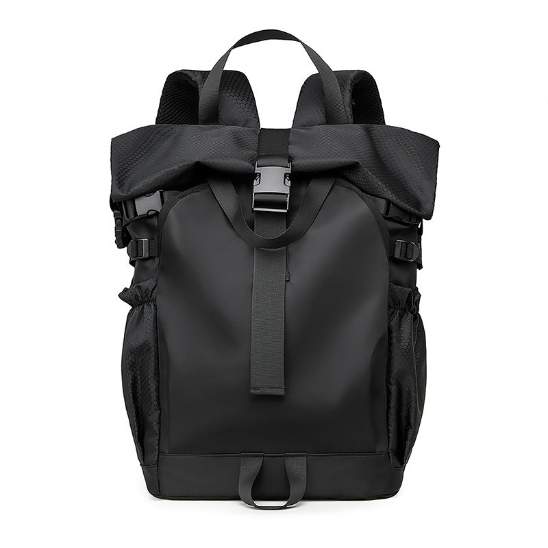 Street Trend Functional Wind Backpack Men's Lightweight Outdoor Sports Backpack Large Capacity Casual Backpack