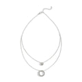 Wholesale round necklaces - european & american cross-border, light luxury, high-end diamond-studded pendants, women's fashionable minimalist design, choker necklaces