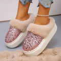 Exportplus sizewomen's thick sole cotton shoes fleece-linedthickenedfall and winternew arrival snow boots sequinfashion cross-border snow boots
