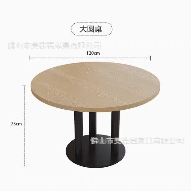 Canteen table and chair combination 4 people 6 people dining table restaurant restaurant factory workers enterprise employees school tables and chairs
