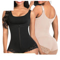 Tik  hot selling one-piece waist shapewear zipper triangle zipper hip lifting body shaping belly shapewear
