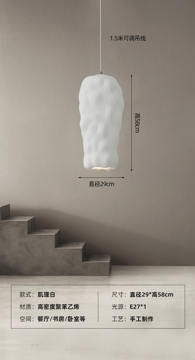 Wabi Silent Wind Restaurant Chandelier Simple Modern Clothing Store Bedside Decoration Single Head Living Room Homestay Hanging Line Zhongshan Lighting