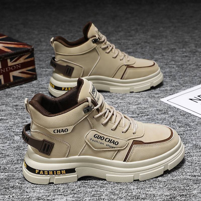 Men's work safety shoes - spring collection: anti-slip, wear-resistant, waterproof, athletic, outdoor, hiking, workwear, and trendy martin boots for construction sites