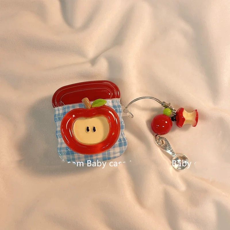 Plaid Apple chain is suitable for AirPods4 protective case, new Apple earphone case 1st/2nd generation wireless Bluetooth box 3rd generation