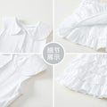 Girls' summer dress: new sweet princess style for baby girls, stylish doll collar cake dress, children's sundress