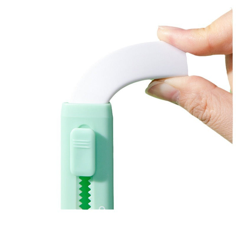 Deli 71145 push eraser children's eraser stationery push push music fun push-pull self-lock is not easy to break wholesale