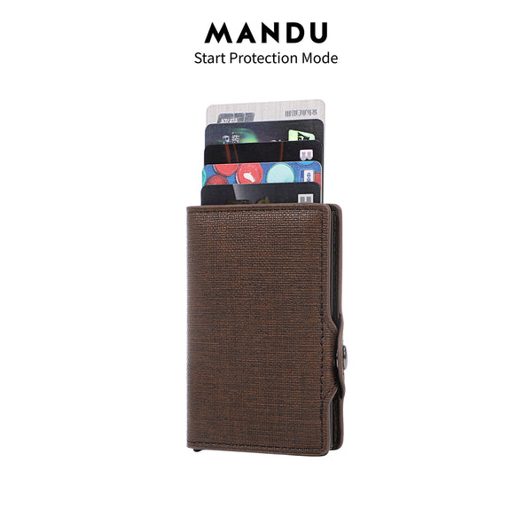 Foreign trade hot-selling men's card bag RFID multi-functional wallet bank card leather case change card bag  factory wholesale