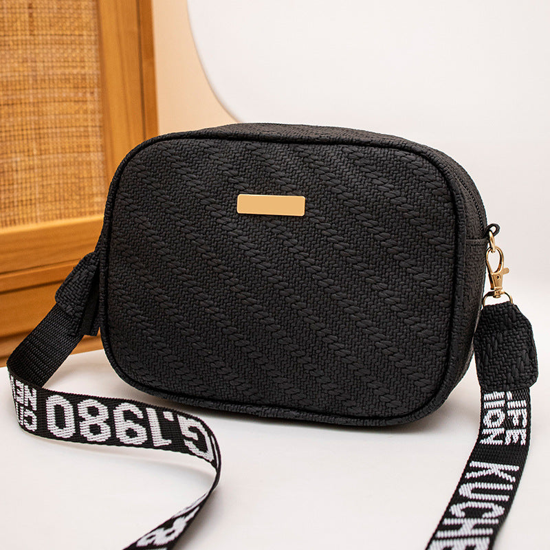 Embossed camera bag new 2023ladies bag printed shoulder strap mobile phone bag  bag women's versatile women's bag