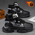 Men's winter snow boots for -40°c weather: fleece-lined, extra thick, waterproof, non-slip, white, large-size cotton shoes for teens