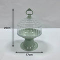 Classy display plate modern casual plastic round fruit plate multi-functional with lid large capacity plate glass plate