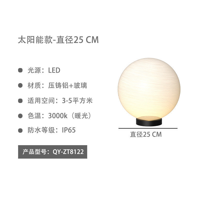 Outdoor pillar lights solar globe lights landscape garden yard lights outdoor fence lights villa gate pillar lights