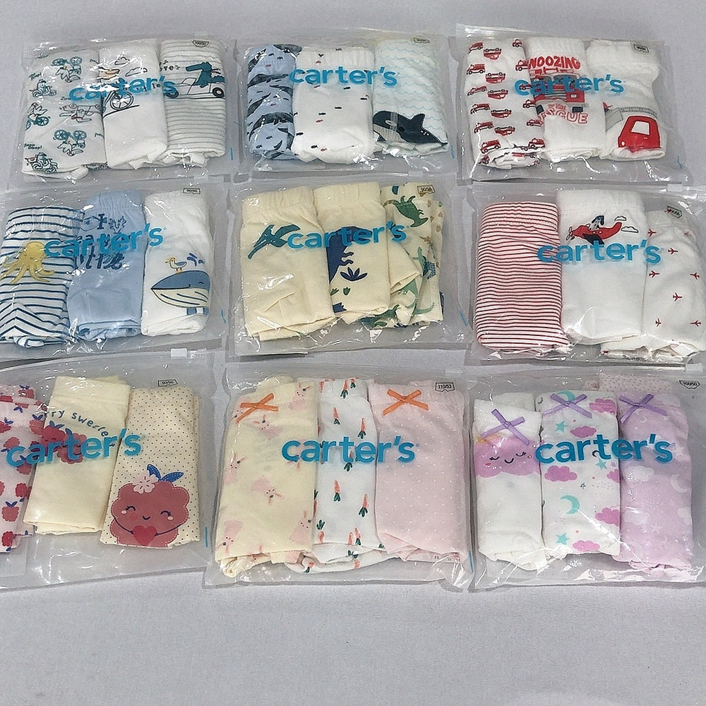 Original export overstock: soft and breathable cotton children's underwear briefs, summer baby safety shorts, thin 3-pack