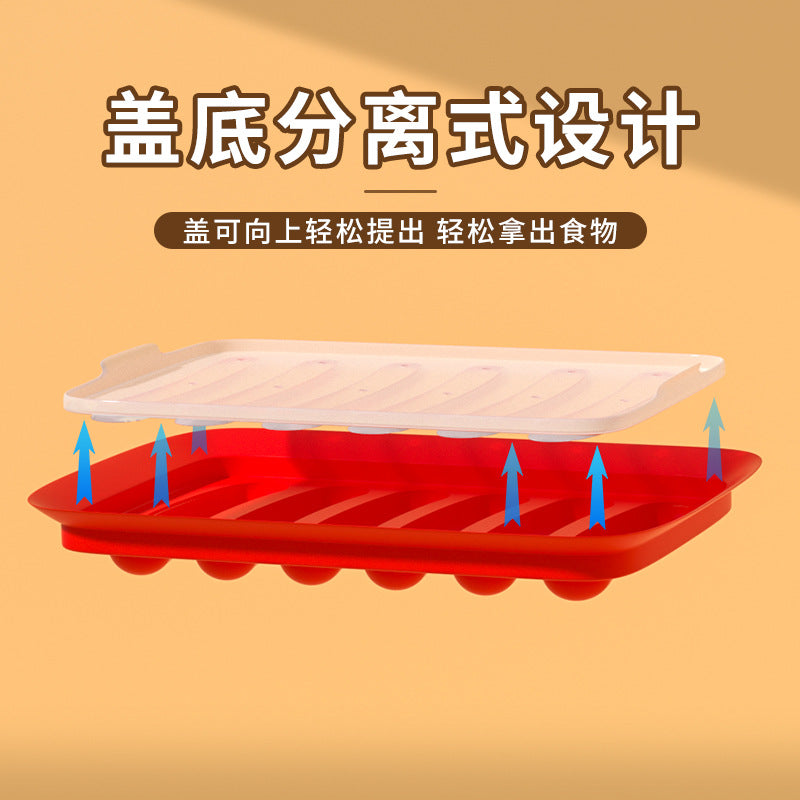 Silicone sausage mold - high temperature resistant, food grade, perfect for homemade baby food, steaming, and cross-border e-commerce