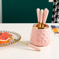Pink + 6 forks