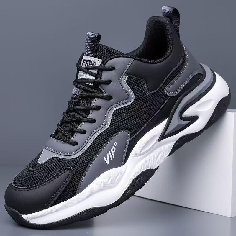 2025 new spring men's mesh breathable shoes - anti-slip soft sole running & casual sneakers - hot selling dad shoes