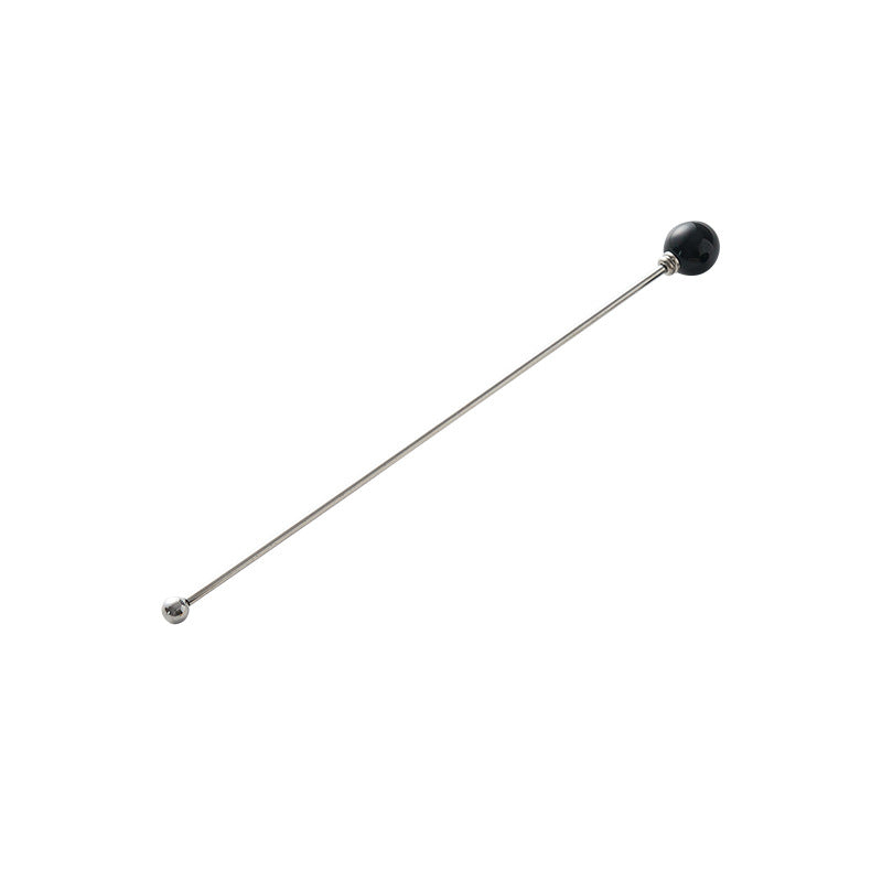 304 stainless steel tea & coffee stirring rods - multi-colored dessert picks - high-value ceramic handle milk frothing sticks - wholesale