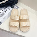 Women's slippers - fairy style, new summer 2024 collection, fashionable, elegant, versatile, flat, one-strap, beach sandals
