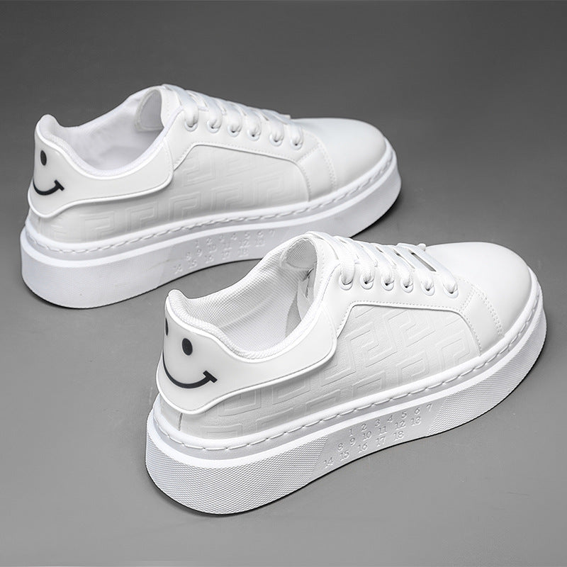 2025 new autumn/spring mcqueen low-top white sneakers - men's trendy casual skate shoes - high-end streetwear inspired by european style