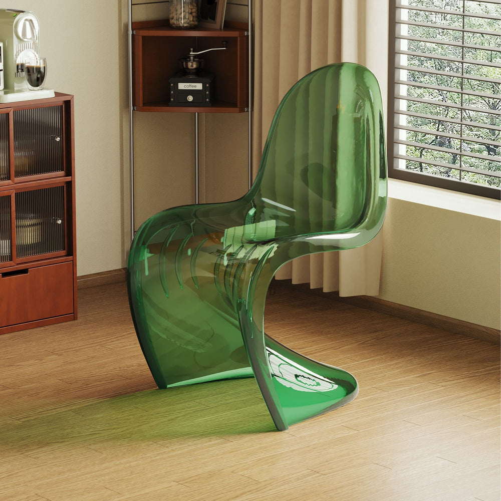 Simple modern for homethickened dining chair scandinavian stackable plastic back chair designer popular makeup chair