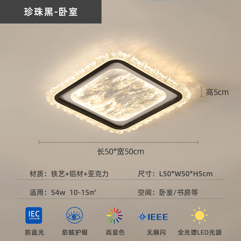 Italian minimalist living room ceiling light modern light luxury atmosphere eye protection living room main light whole house lighting package