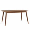 Export mdf dining tableaccessible luxuryclassy solid wood table casual dining table and chairswooden dining table