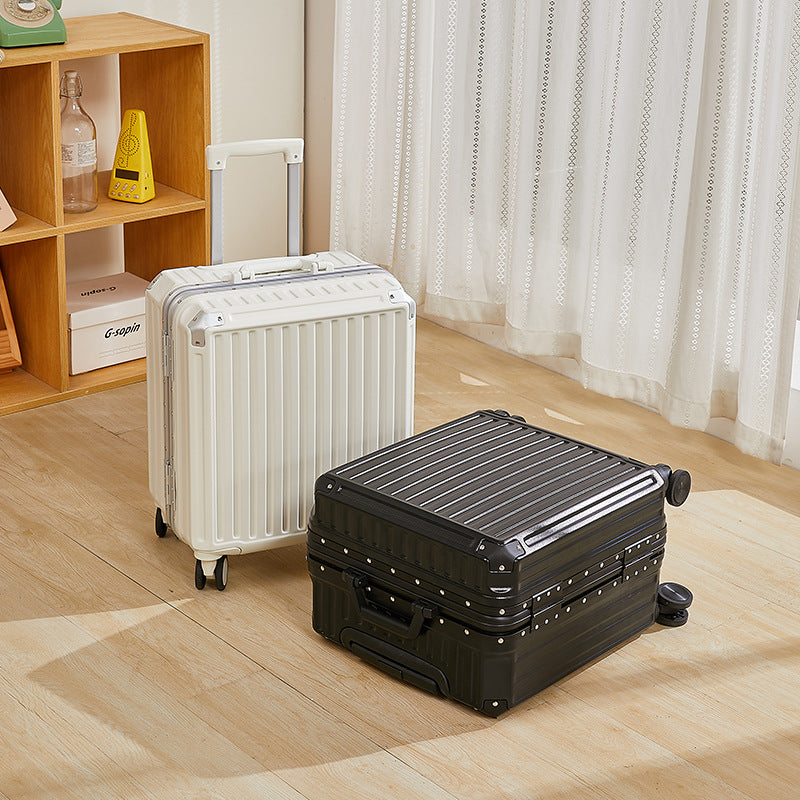 Mini small 18-inch suitcase student 20 aircraft tie rod travel password box men's new lightweight