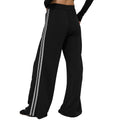 fall/winter new modal air layer anti-pilling white stripe draped loose wide-leg casual sports pants for women