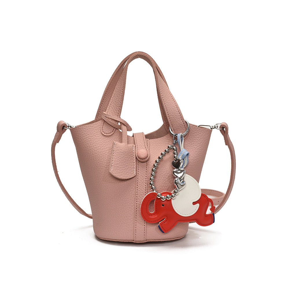 Foreign trade summer popular small bag women 2025 new exquisite versatile messenger bag fashionable super fire portable bucket bag