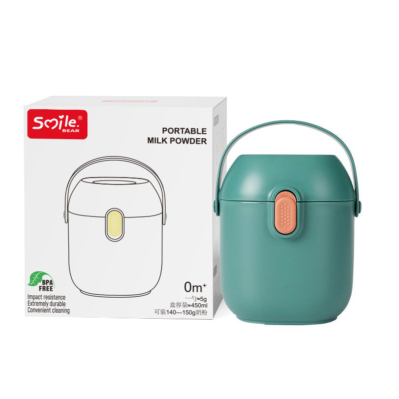 Large-capacity baby milk powder storage box, snack storage box, baby complementary food, rice noodles, sealed jar, maternal and infant products