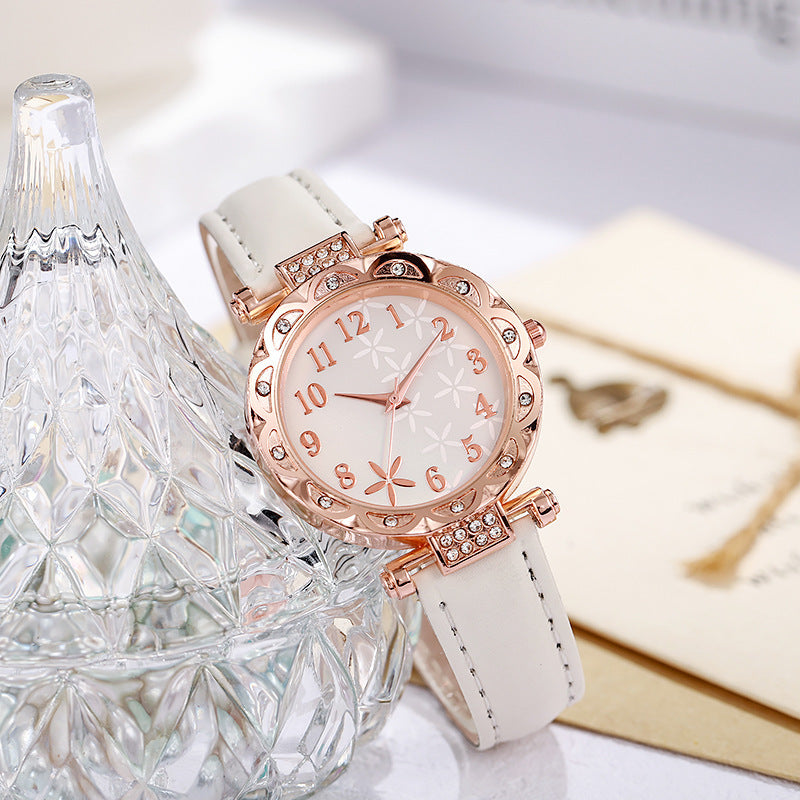 Women's student korean style minimalist fashion trendy waterproof casual elegant quartz watch - tiktok viral style