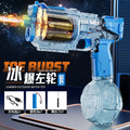 new revolver electric ice blast energy ring fully automatic continuous large capacity cool sound effect lighting water gun