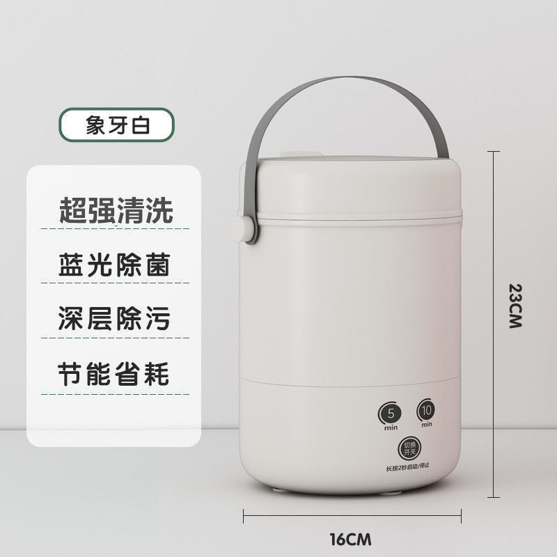 Mini portable washing machine - blue light sterilization, perfect for delicate laundry like baby clothes, lingerie, socks, and underwear