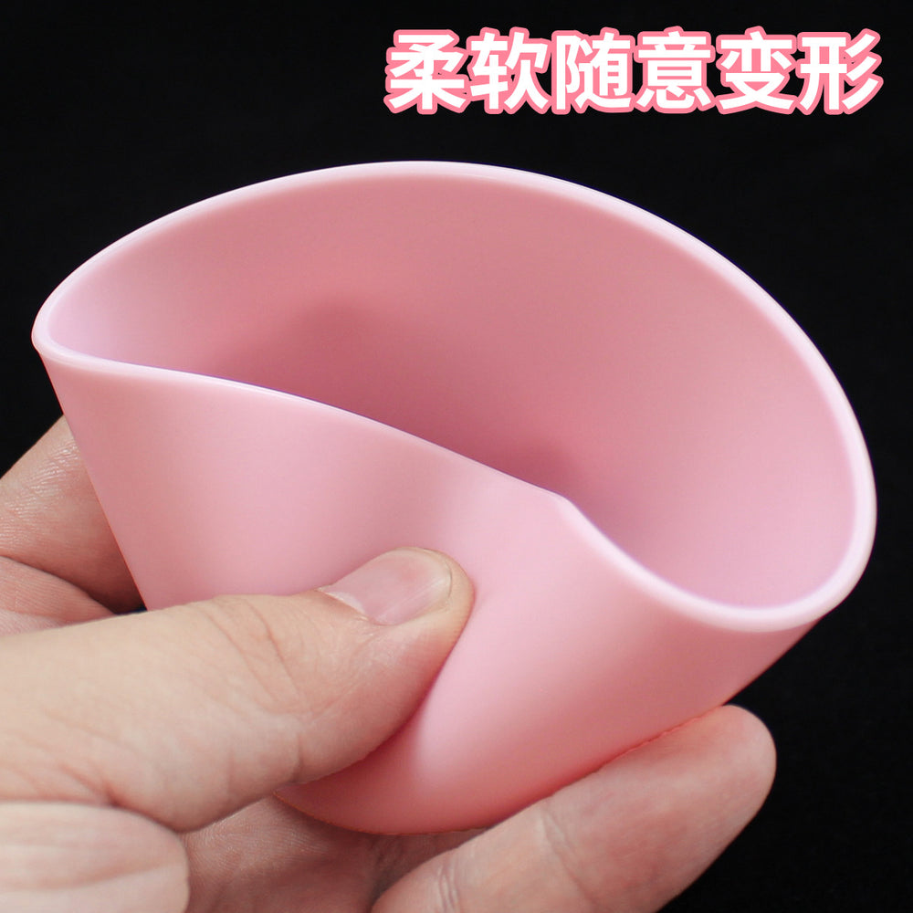 Tpr soft rubber imitation silicone mask bowl - soft bowl for beauty & hairdressing - flexible small bowl for makeup, spa, and mask application - direct from the manufacturer