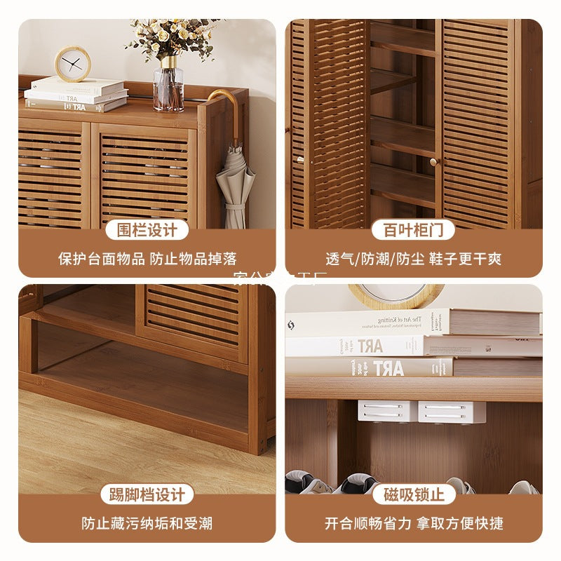 Simple shoe rack at home, large-capacity shoe cabinet at the door, cabinet for storing shoes, dustproof 40 pairs of shoes, new door cabinet