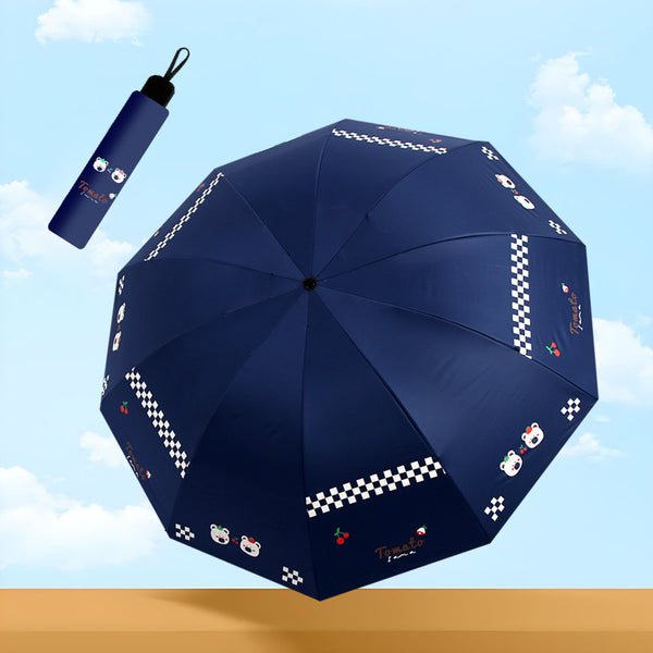 A large number of wholesale outdoor sun umbrellas, high-value Macaron weather and rain sunscreen umbrellas, super convenient folding gift umbrellas