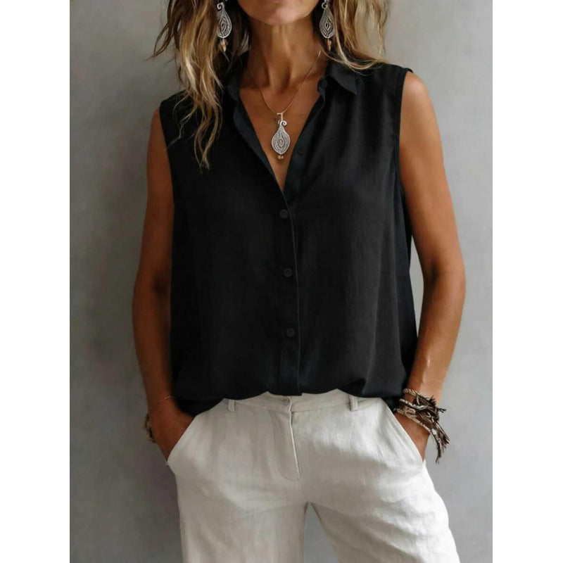 summer bestseller: sleeveless blouse for independent women's fashion stores