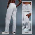 Loose sports pants for women fall and winterfleece-linedheattechcomfortablestraight-leg pants work clothingeasiest for matchslimming lookcasual pantsd25135