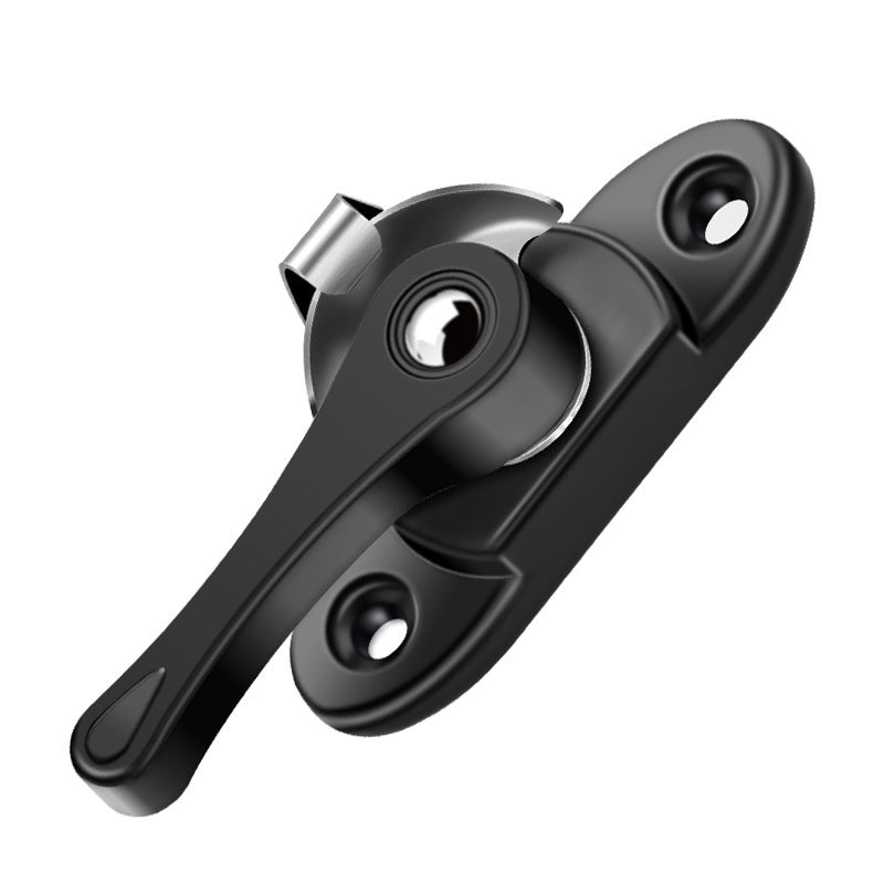 Crescent lock universal two-way stainless steel sliding door and window security lock, sliding door hook, window latch accessories, safety lock