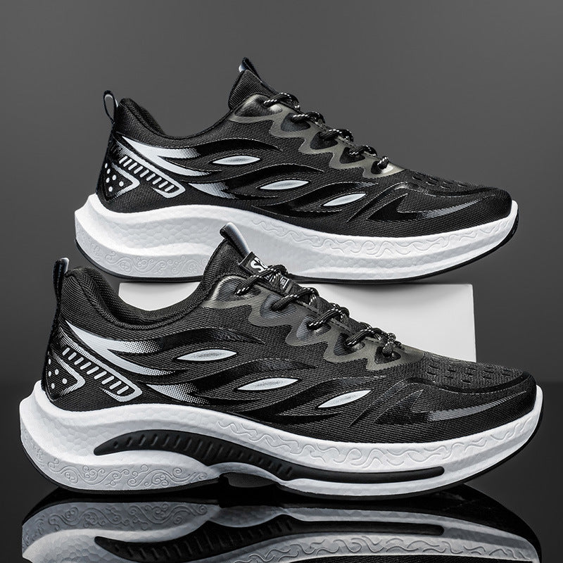 Winter breathable men's shoes 2025 new youth sports casual running shoes student lightweight dad shoes mesh trendy sneakers