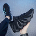 2025 spring/summer new octopus flyknit shoes, size 450 men's shoes, mesh breathable couple's style, men's athletic casual shoes