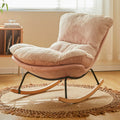 Lazy sofa single balcony lounge chair for homecasual living room accessible luxury leisure chair popular adult nap rocking chair